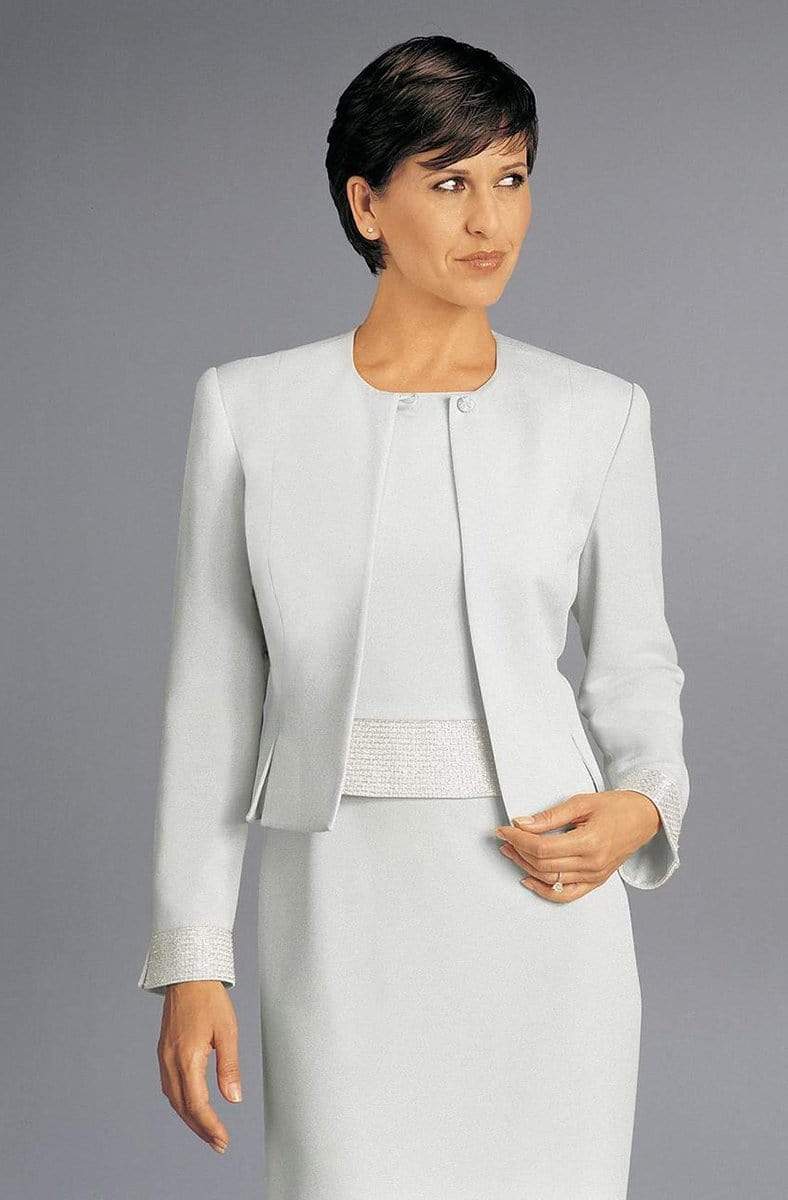 Jewel Dress with Ornate Cuffed Jacket 702109