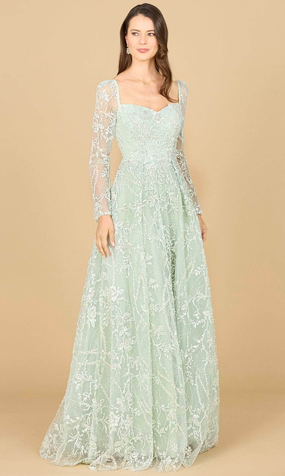Floral Lace Long Sleeve Dress