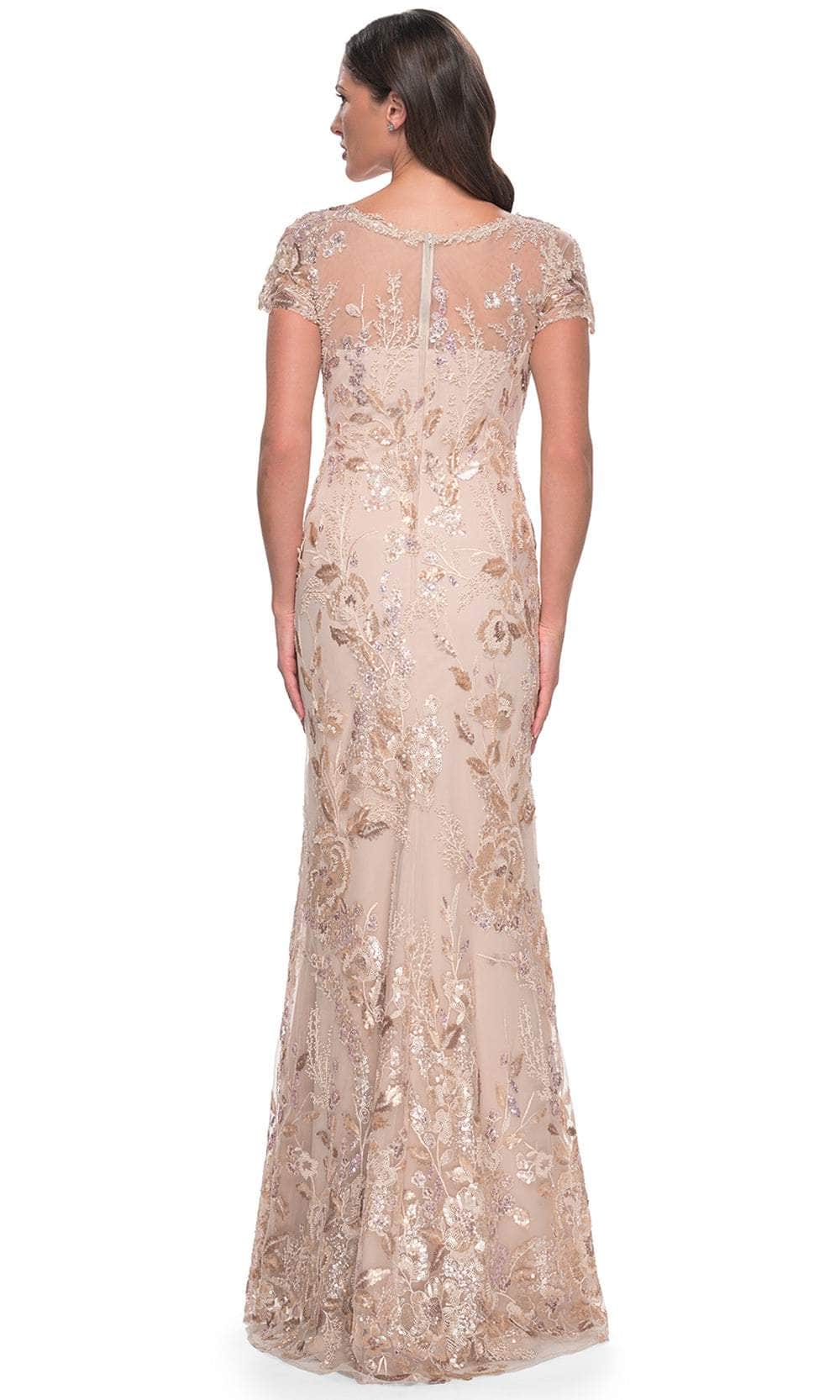 Fitted Sequin Formal Dress