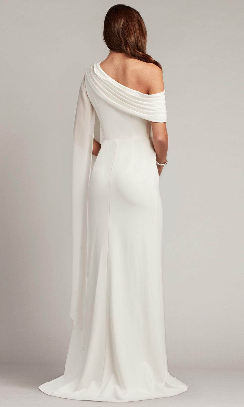 Drape Sleeve Ruched Detailed Wedding Dress