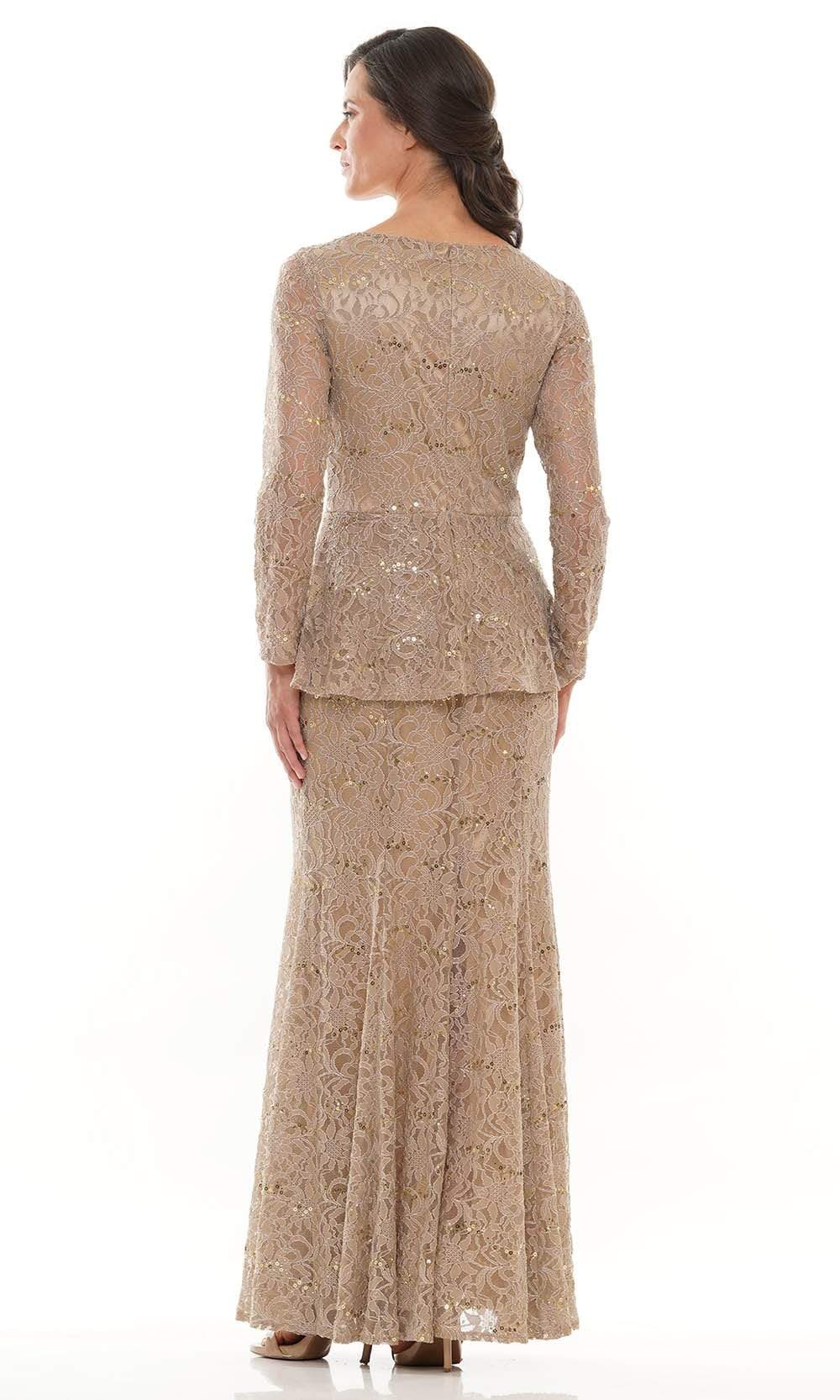 M306 V-Neck Trumpet Evening Dress