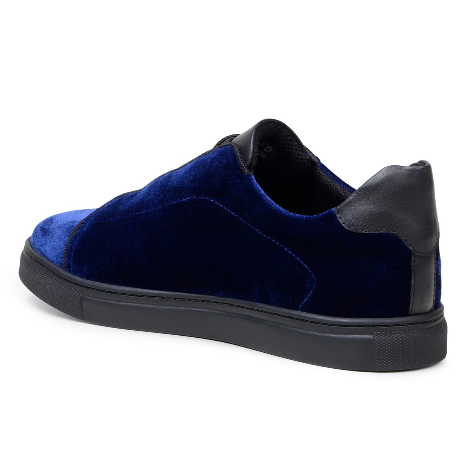 Men’s Belvedere Eros Velvet Dress Sneaker in Midnight Blue