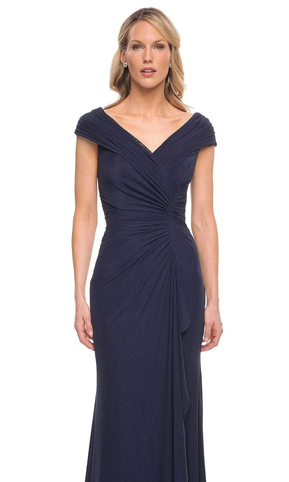 Ruched Bodice Column Formal Gown