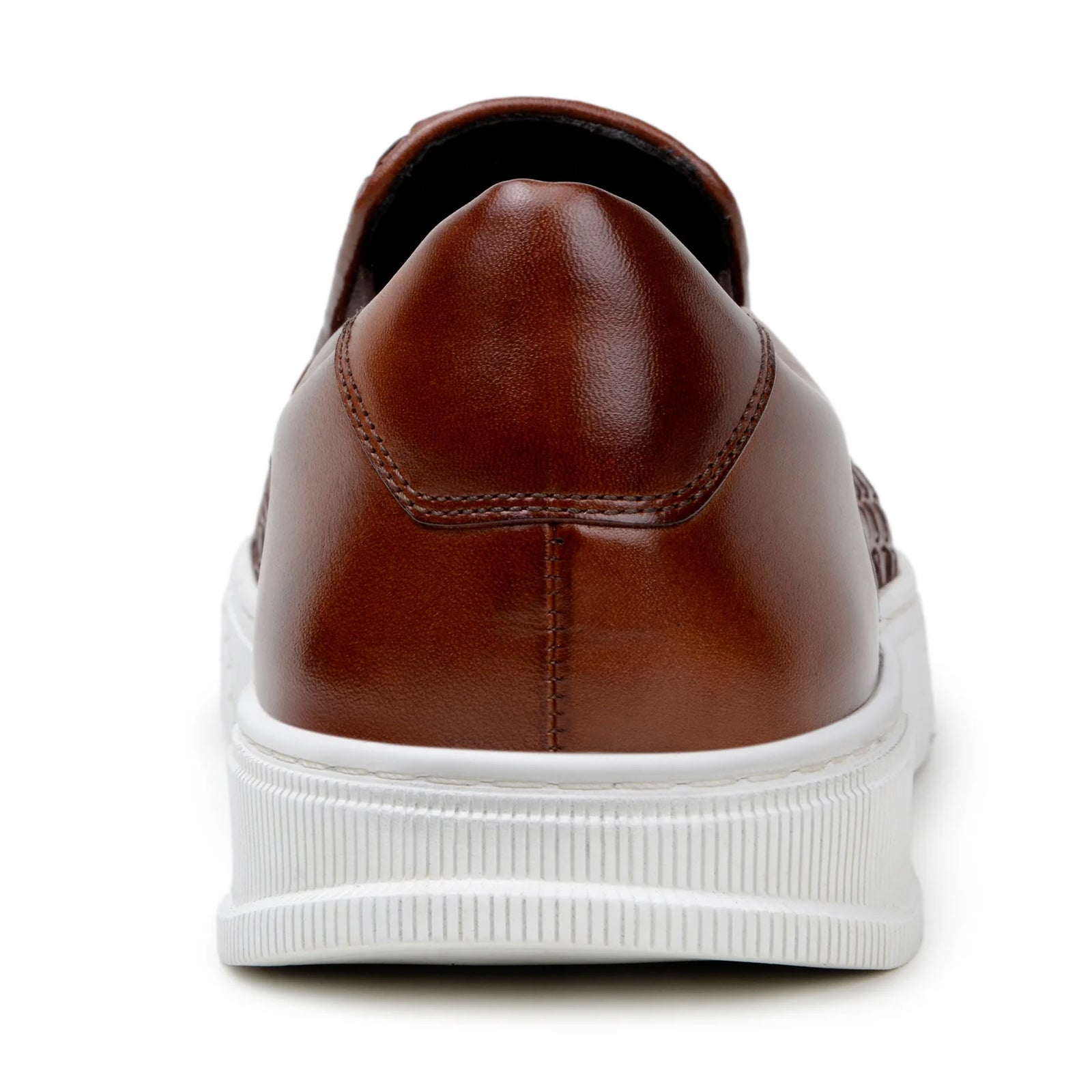 Men’s Belvedere Fernando Quilted Leather Slip on Dress Sneaker in Tan