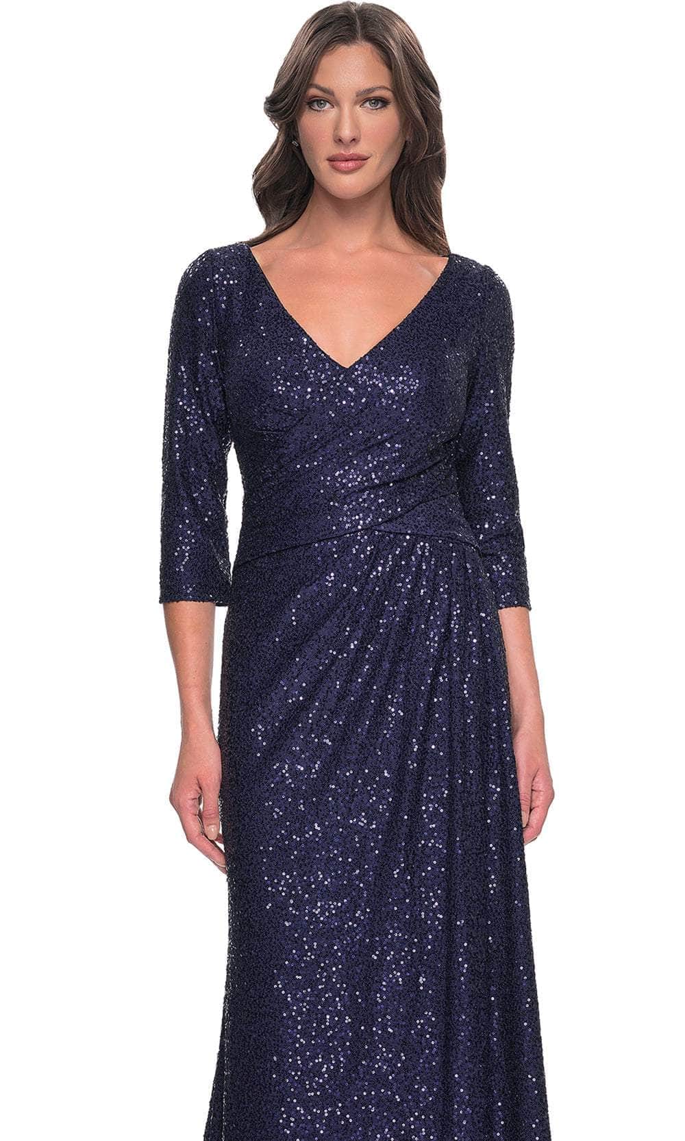 Sequin A-Line Formal Dress