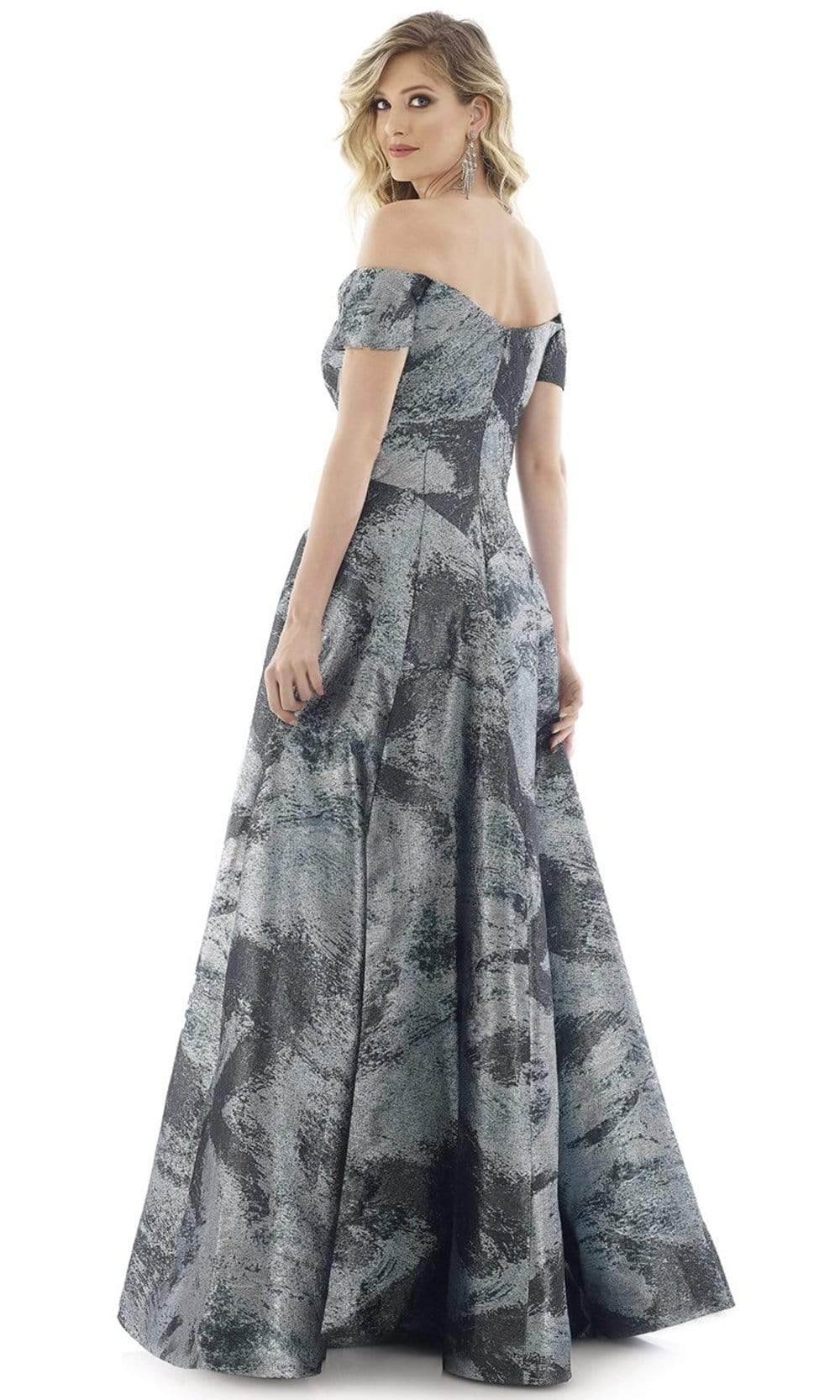 20111 Off-Shoulder A-Line Evening Gown