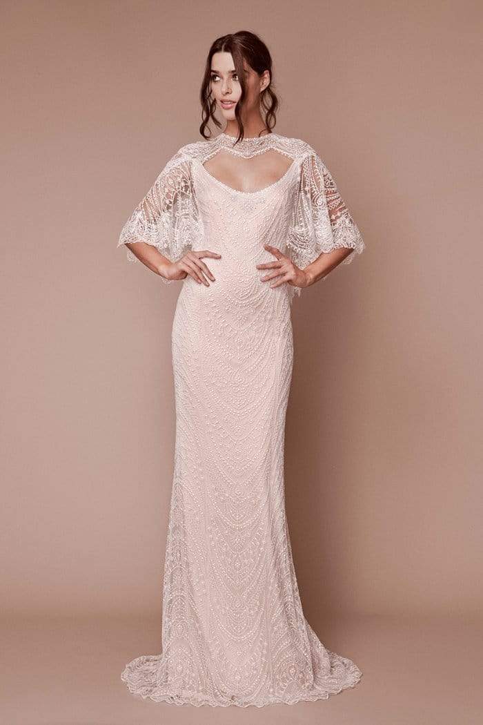 Atwood Open-back Lace Gown