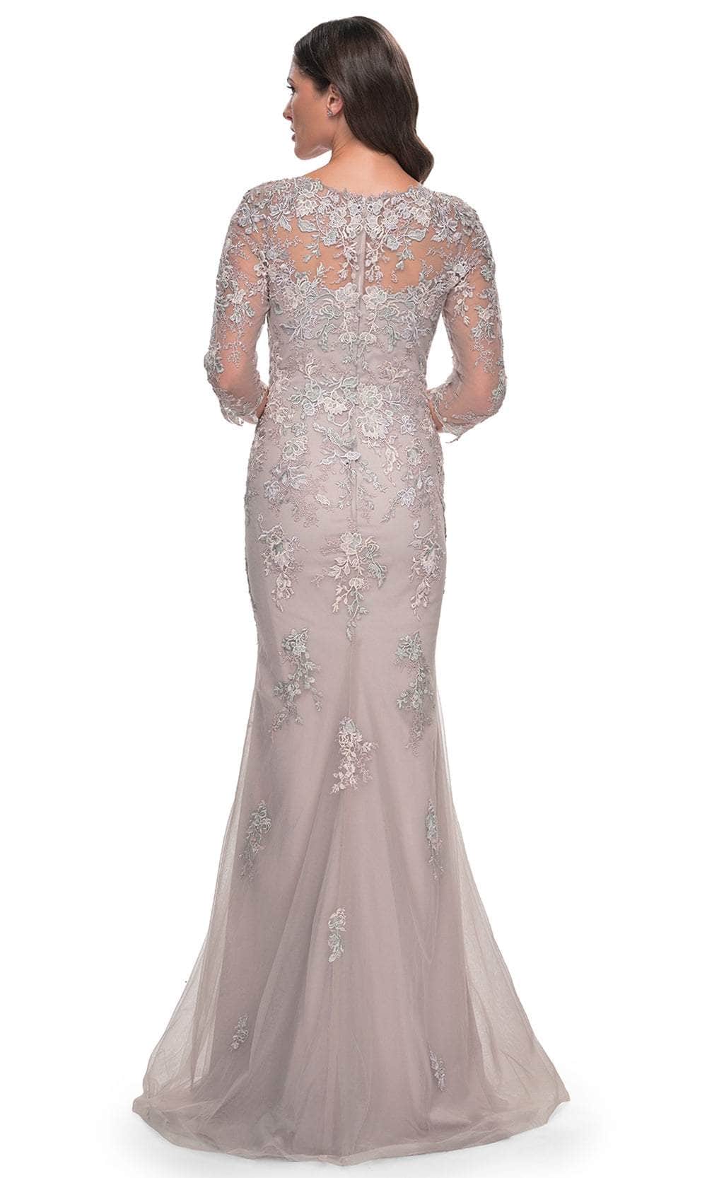 Quarter Sleeve Mermaid Evening Dress