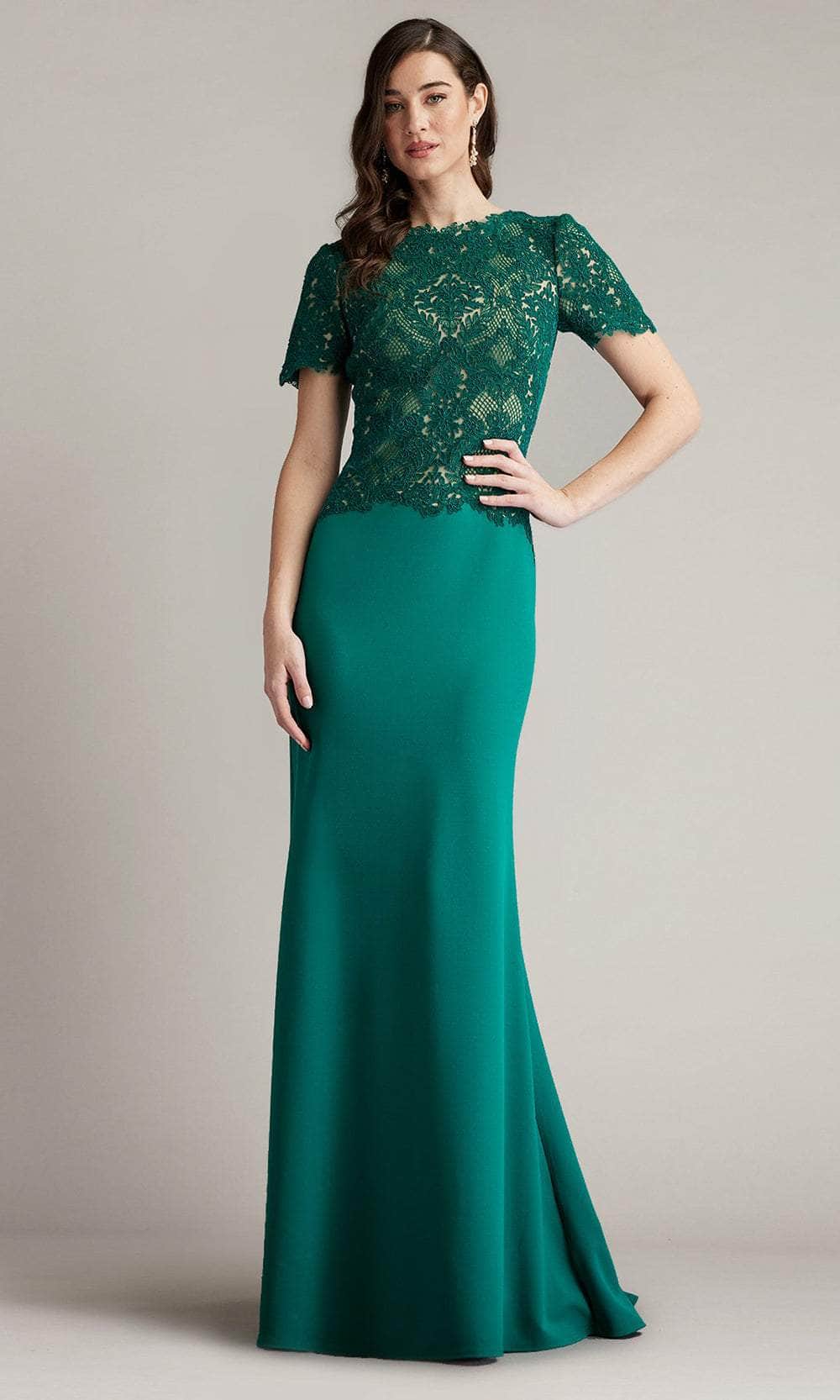 Short Sleeve Evening Gown