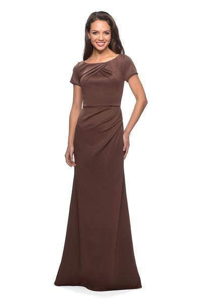 27067 Bateau Mother of the Groom Trumpet Dress