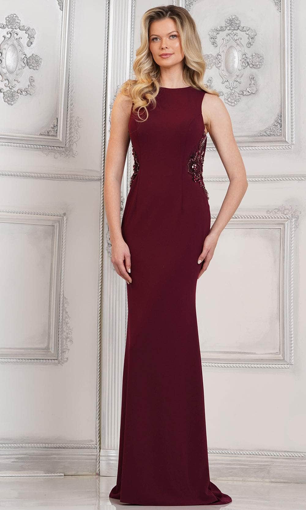 Cowl Drape Evening Dress