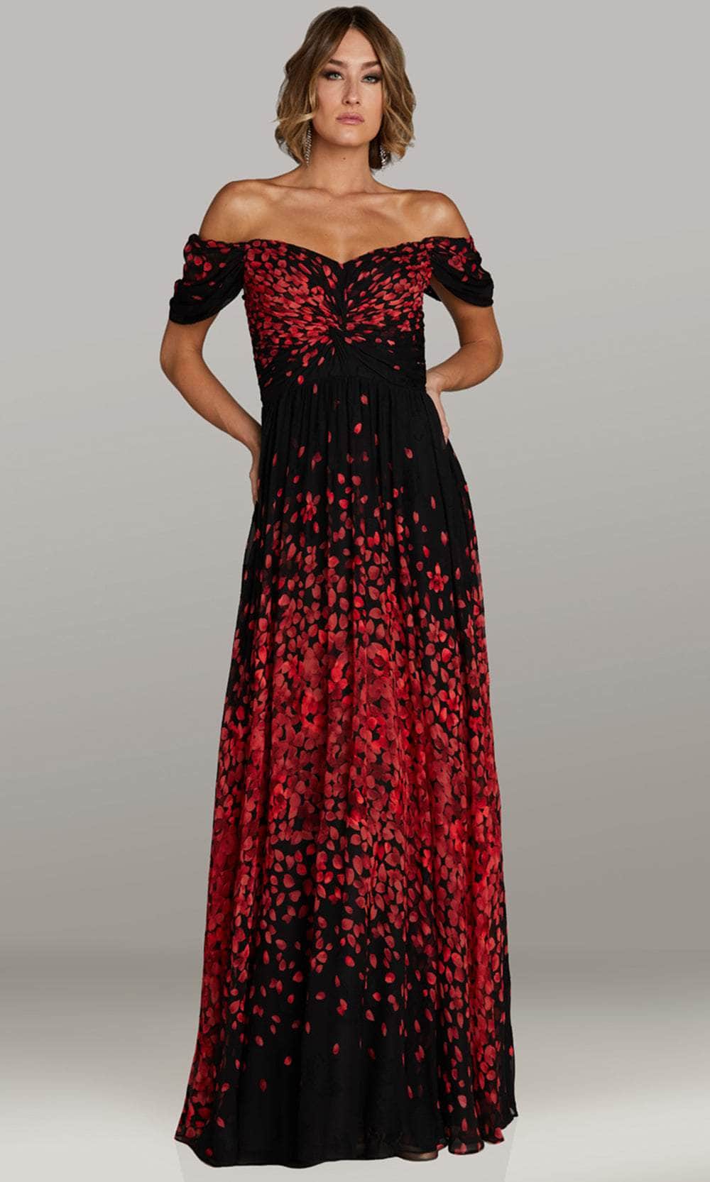 Sweetheart Knotted Front Evening Dress
