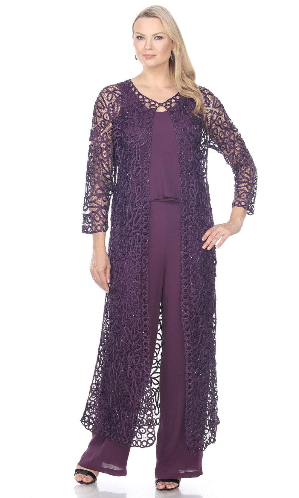 Beaded Handmade Crochet Duster Dress Set