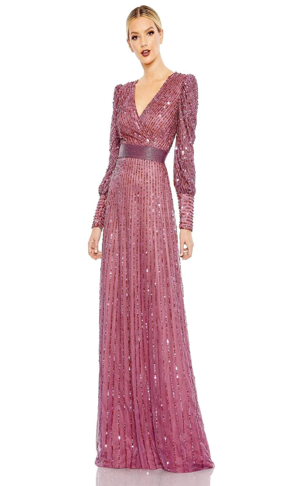 Sequin A-Line Evening Dress