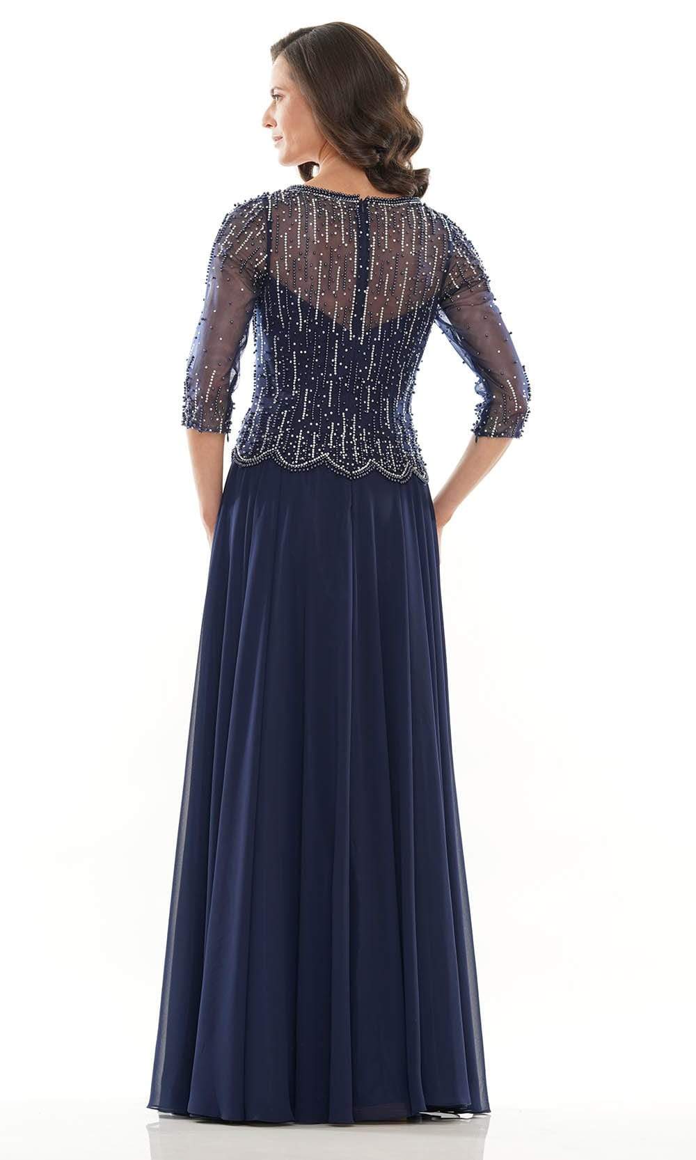 M312 Scoop A-Line Evening Dress