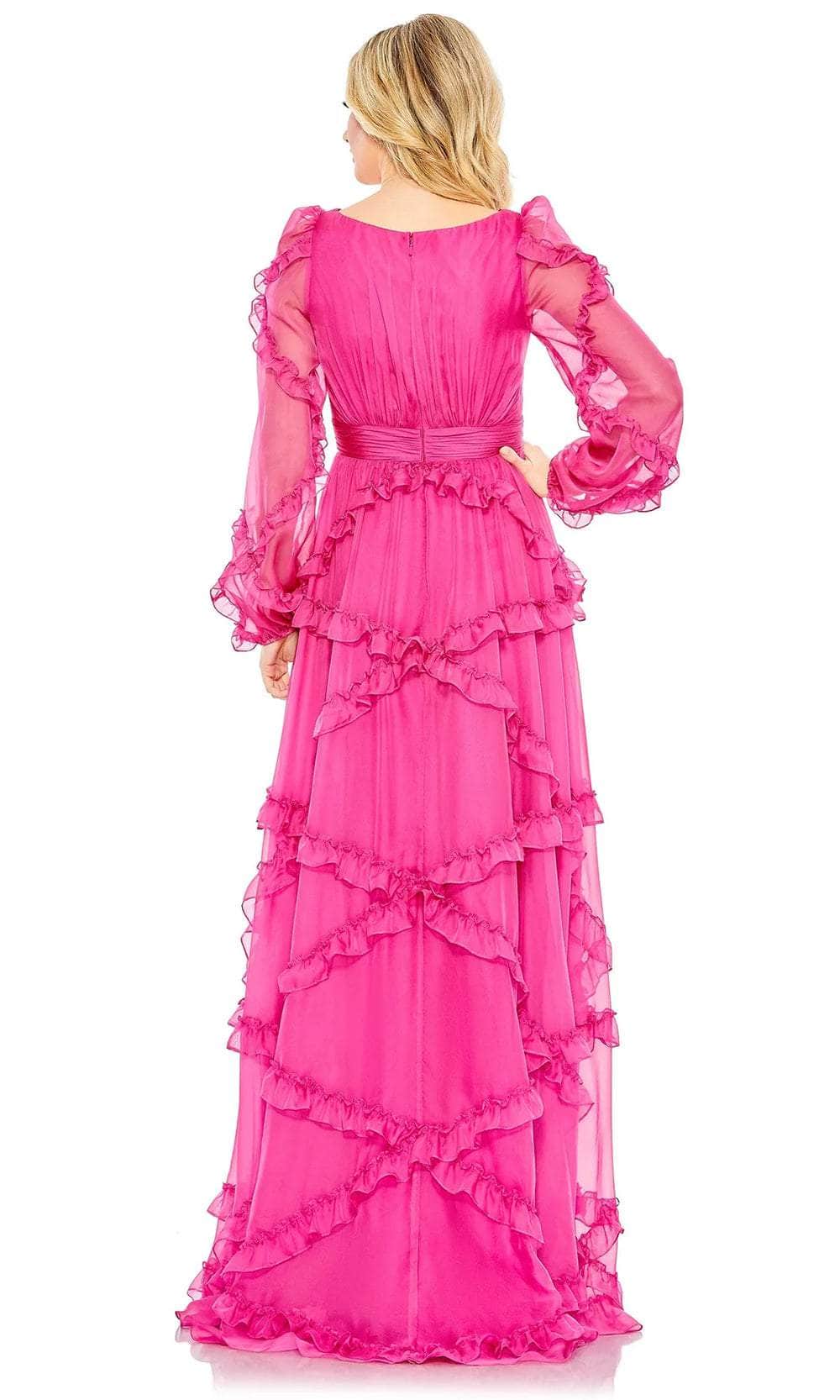 Ruffled Evening Dress