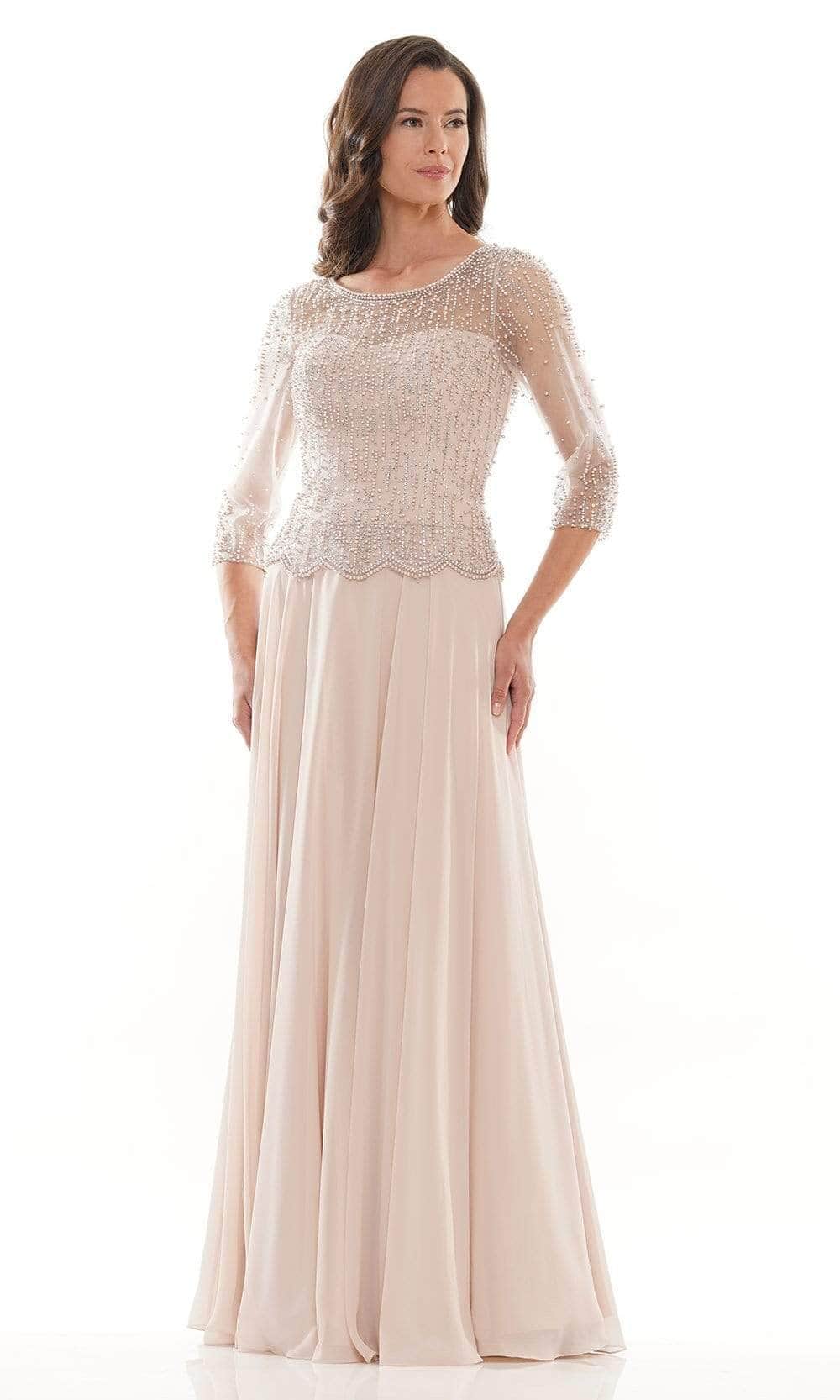 Beaded Bodice Formal Dress M312
