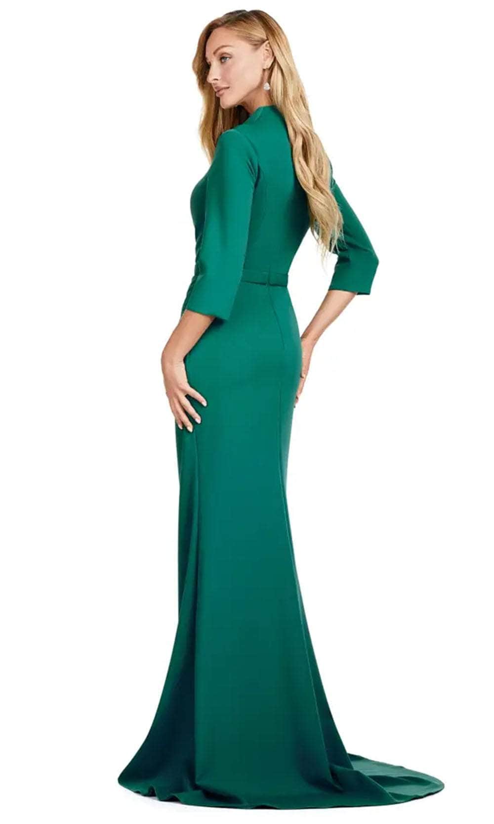 Queen Anne Neckline Mermaid Gown