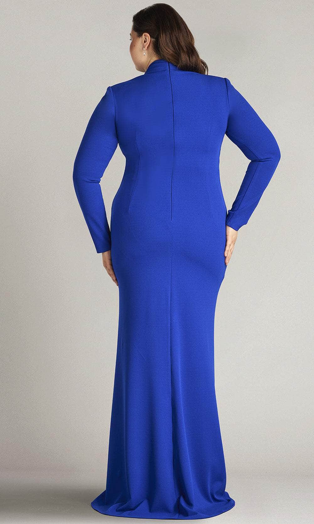 Ruched Detailed Long Sleeve Evening Gown