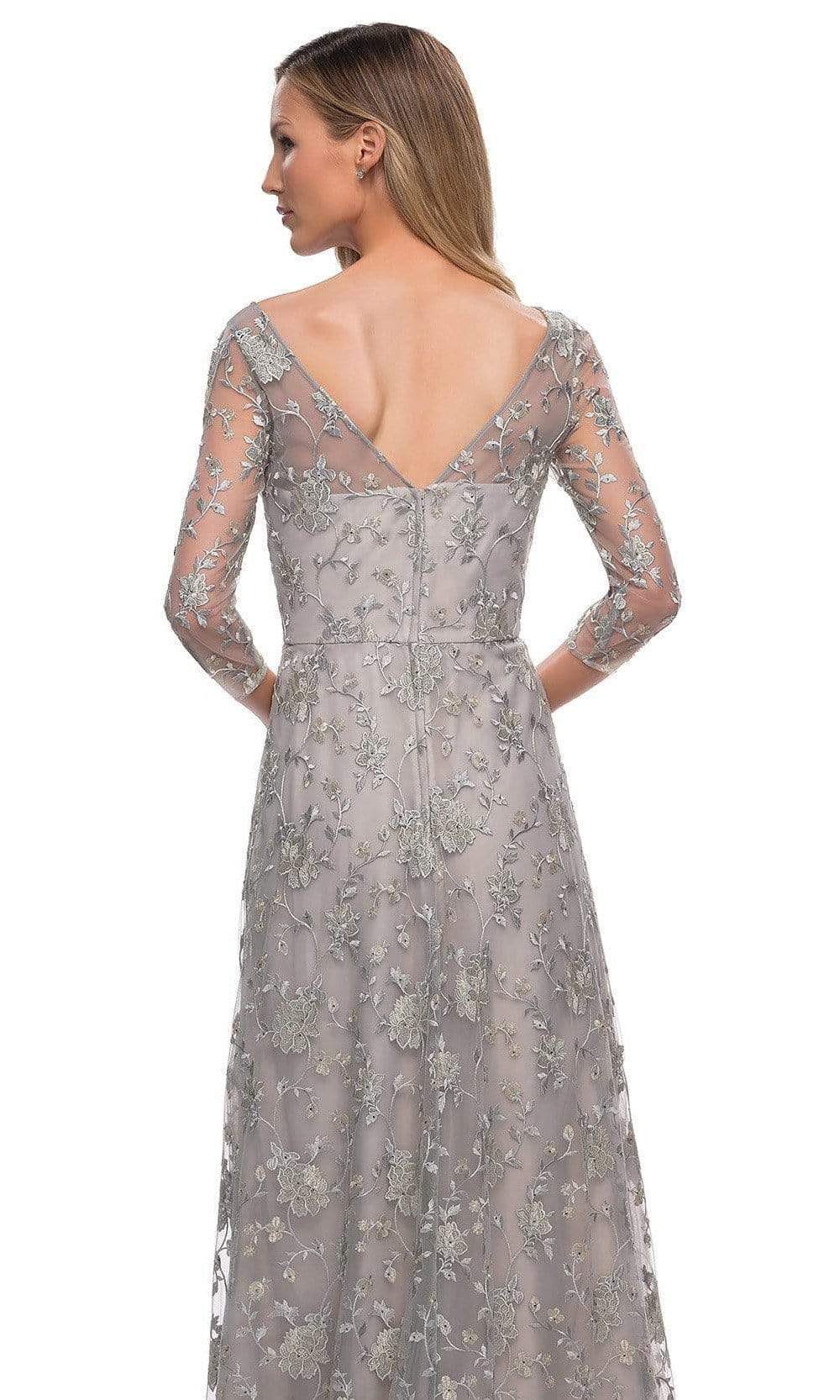 29153 Embroidered Floral A-line Mother of the Groom Gown