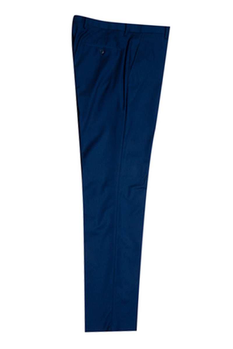 Men’s Stacy Adams Vested One Button Shawl Lapel Tuxedo in Indigo Blue