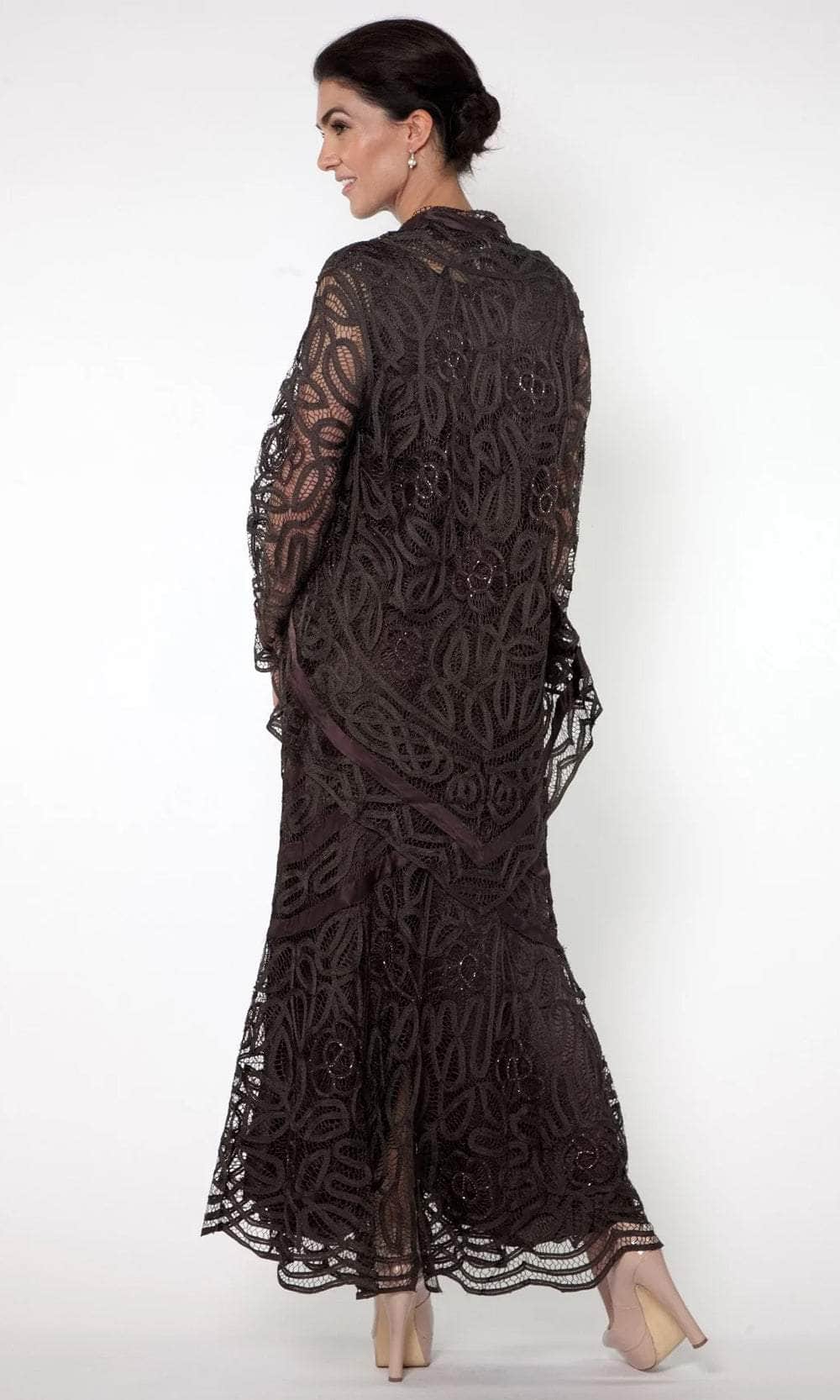 Unique Hand Crochet Straps Lace Three Pieces Gown