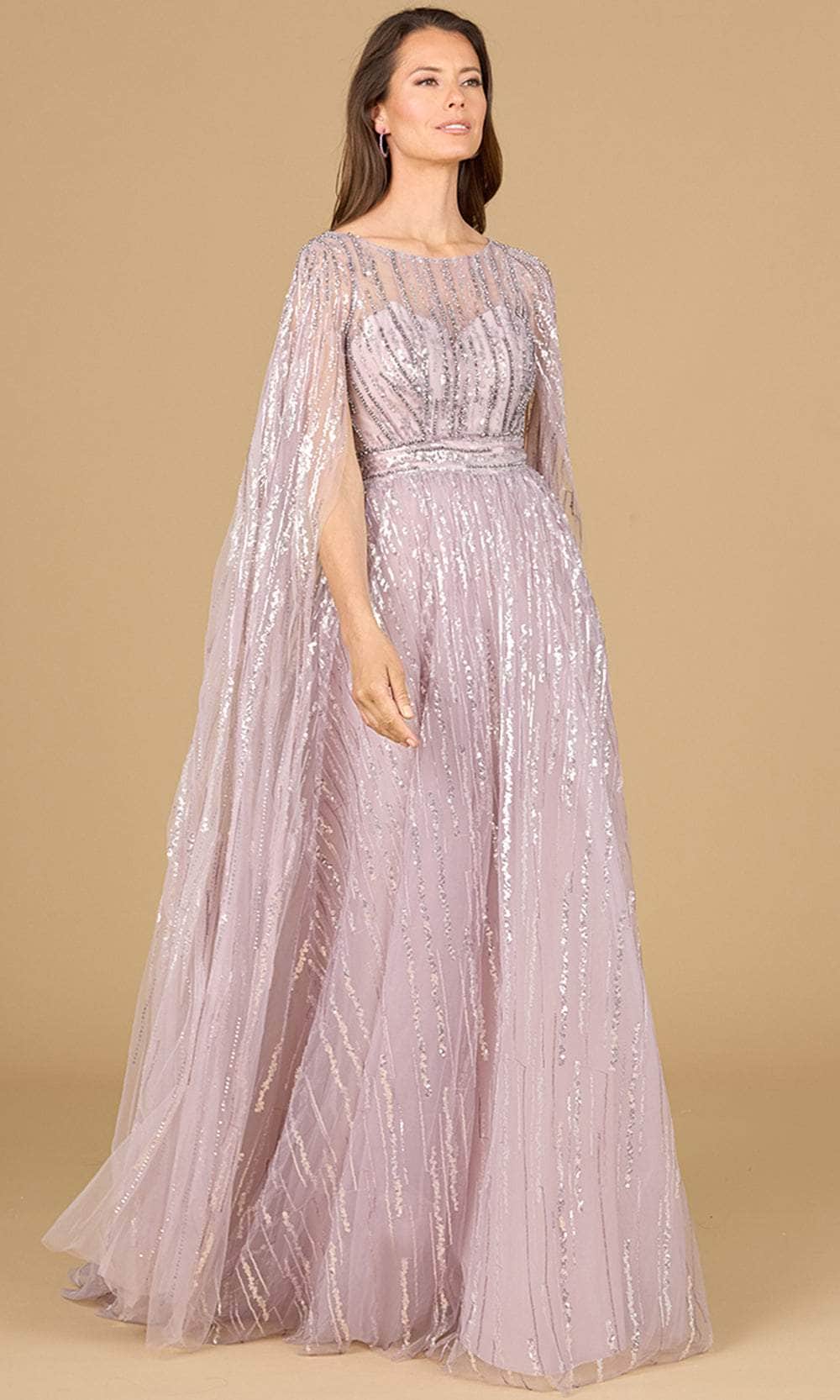 Embellished A-Line Evening Gown