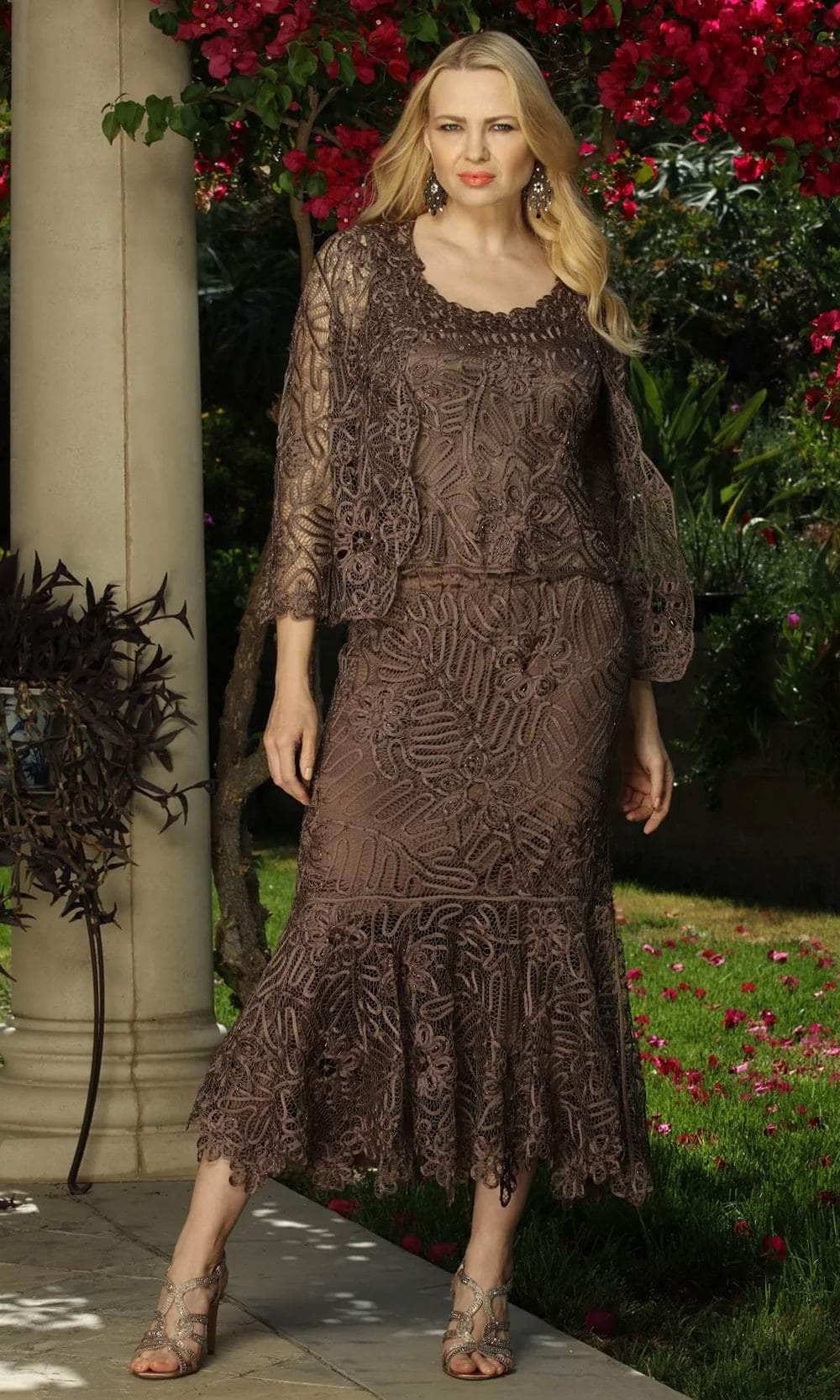 Three Piece Mermaid Skirt Evening Gown