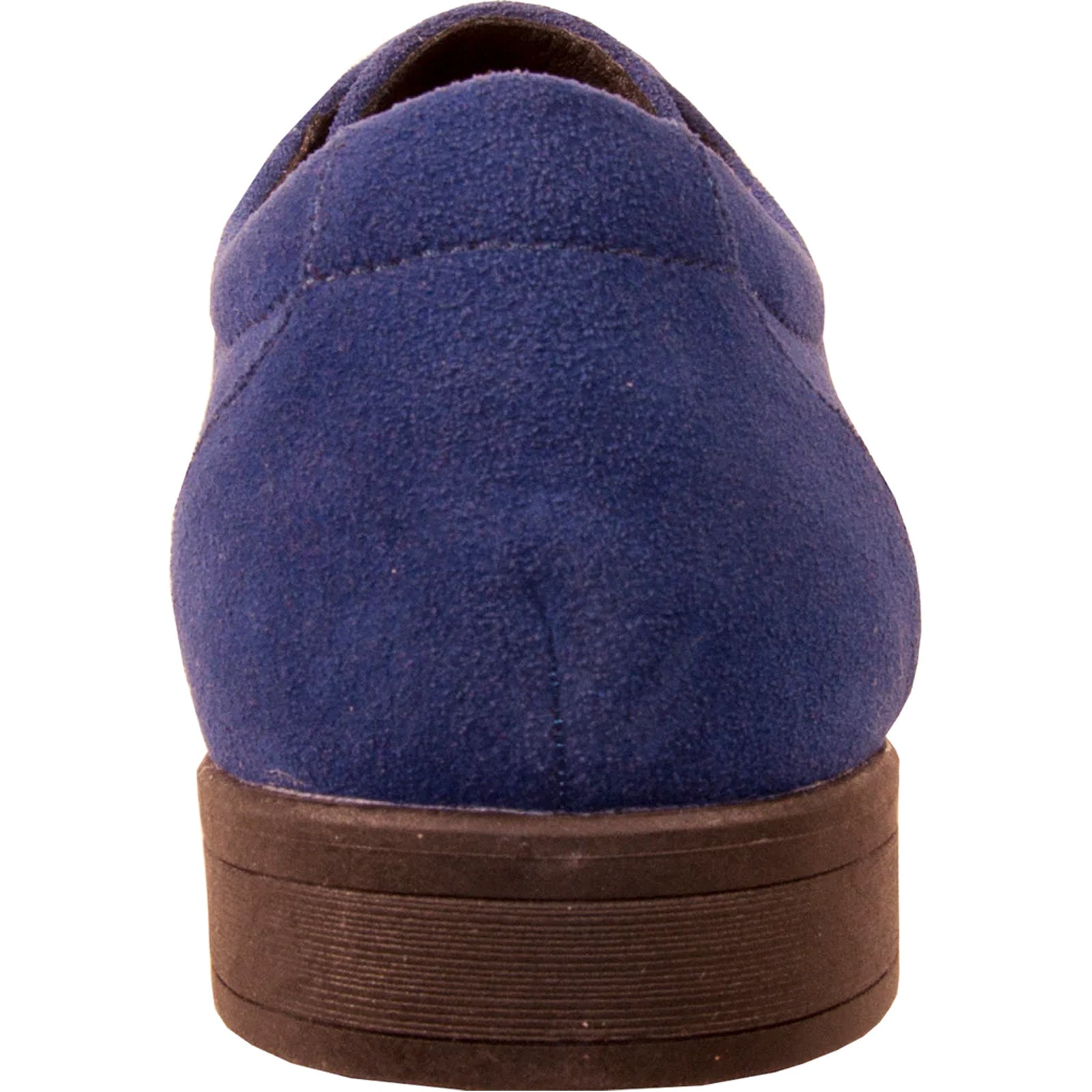 Mens Formal Suede Style Wedding & Prom Cap Toe Dress Shoe in Royal Blue