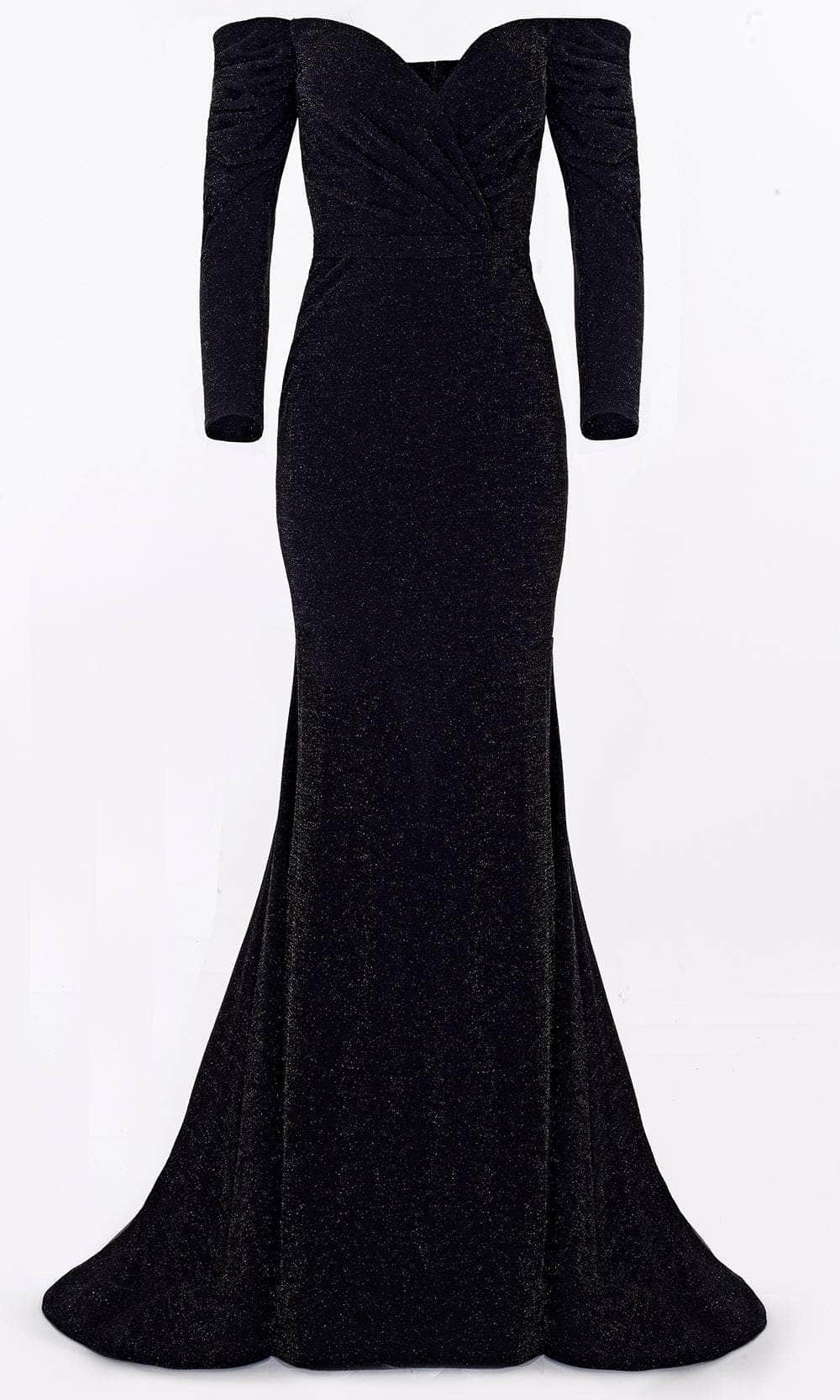 Off-shoulder Sweetheart Neck Evening Gown