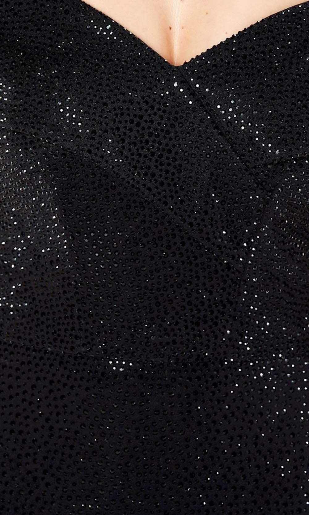 220949 Jersey Beaded Gown