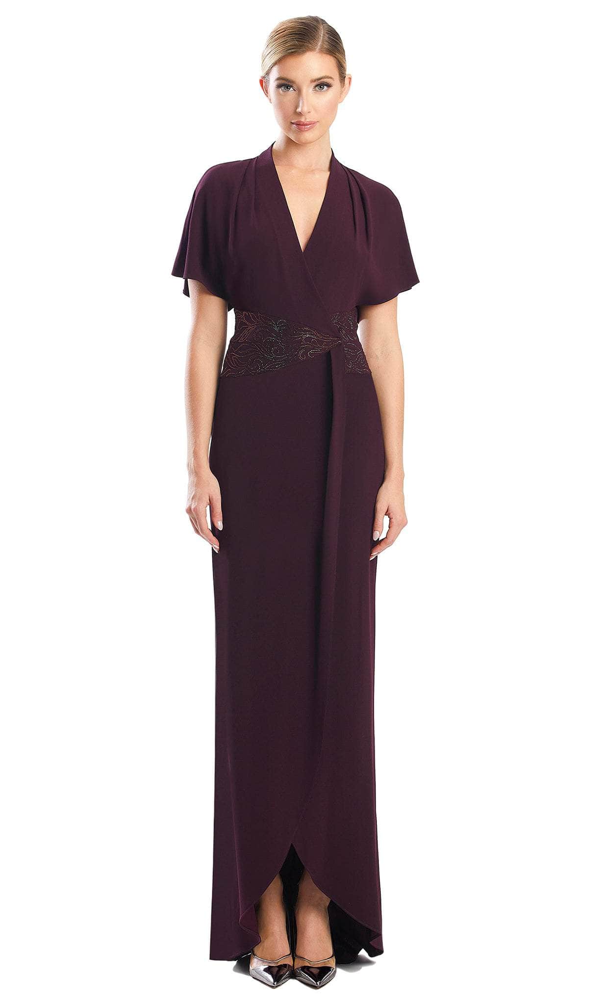 Laced Waistband Formal Dress