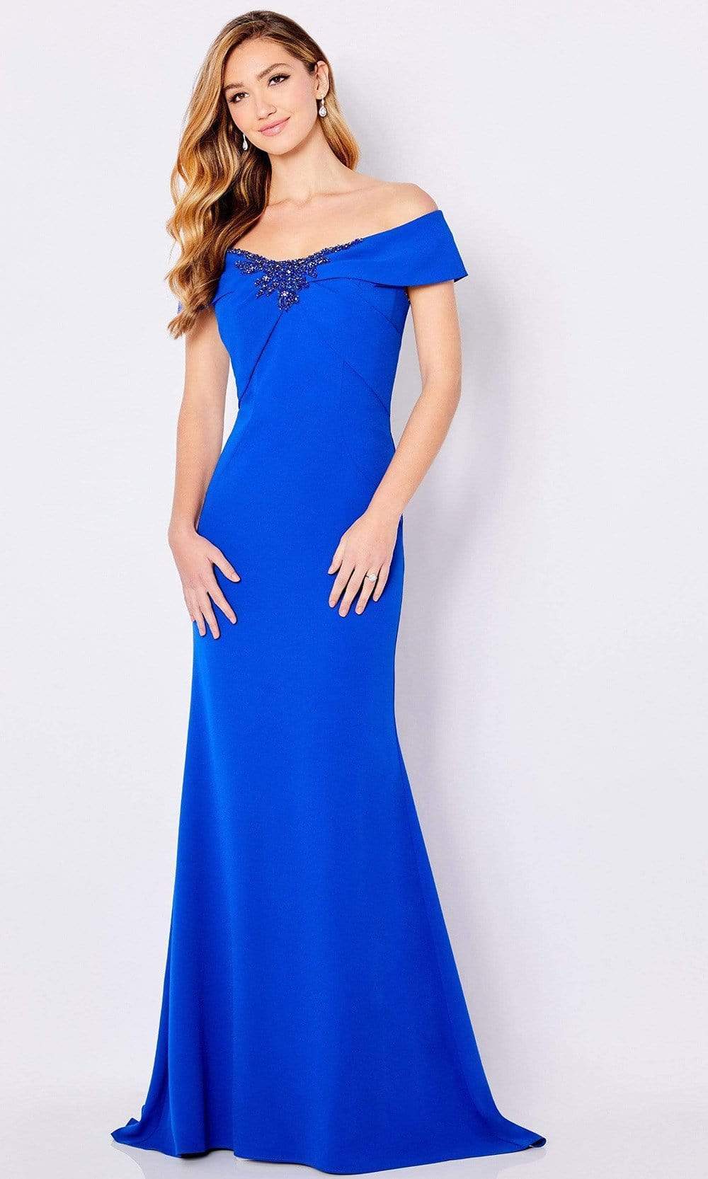 221691 Off-Shoulder Mother of the Bride Dress
