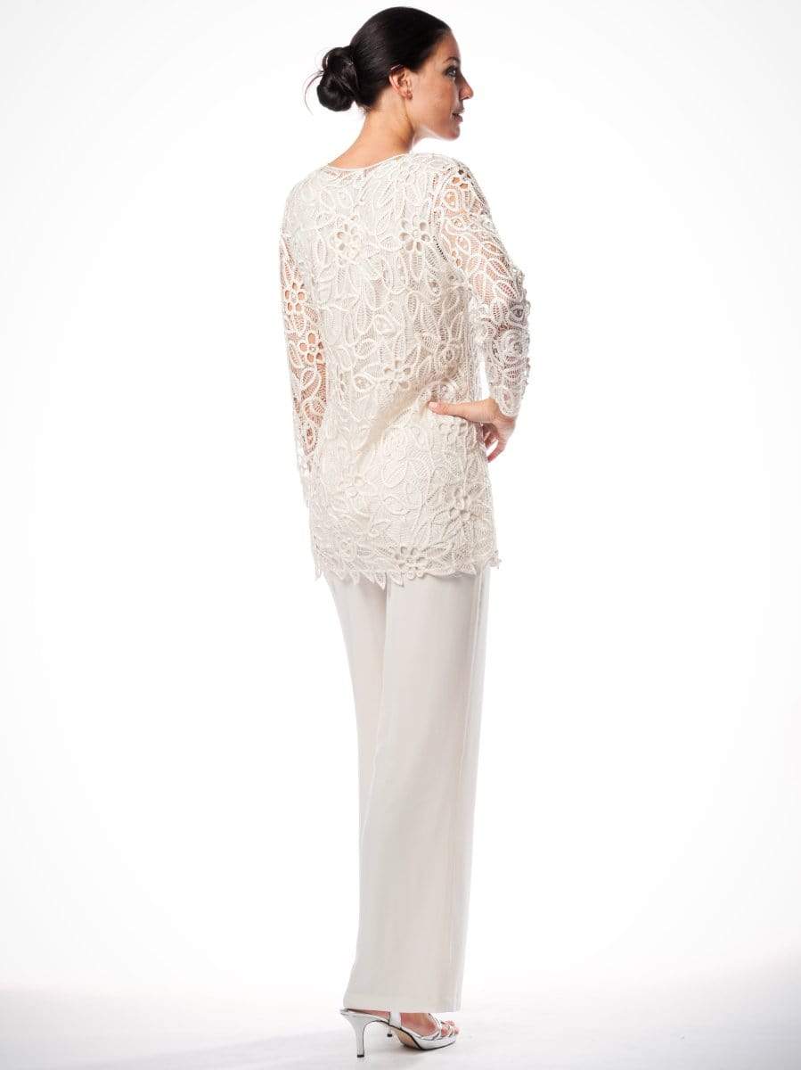 Long Sleeves Crochet Mother Of The Bride Dress