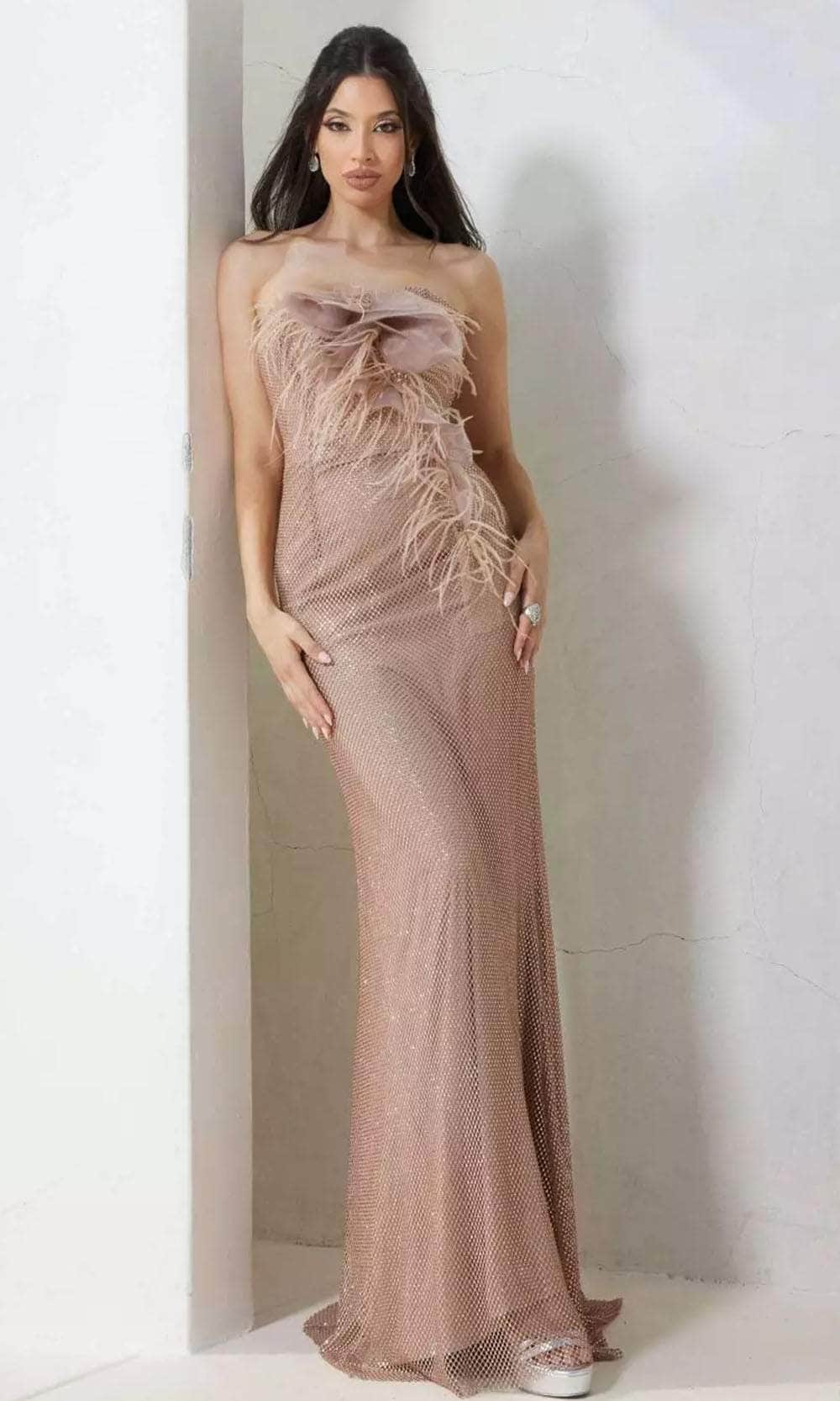 V-Neck Sleeveless Prom Dress