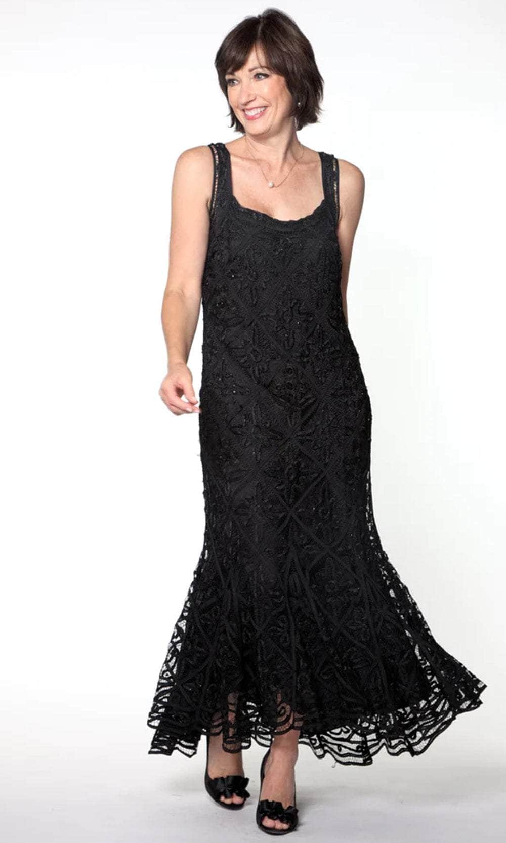 Lace Two-Piece Evening Gown