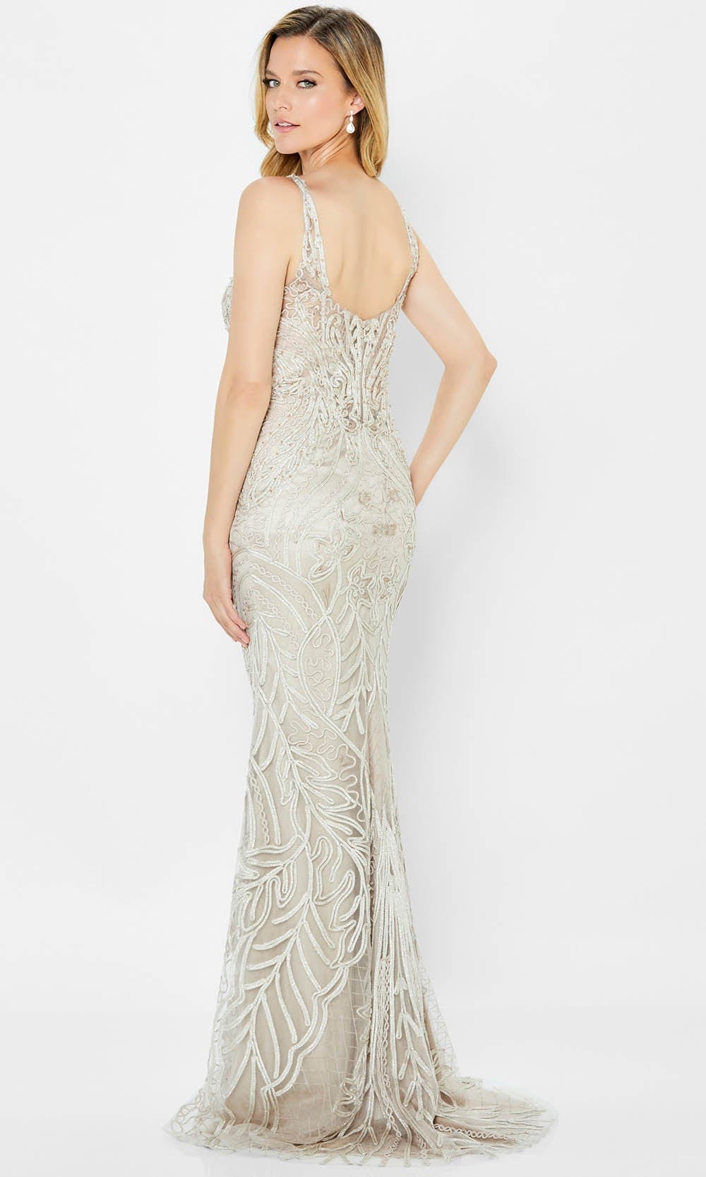 Detachable Straps and Shawl Mother of the Groom Dress