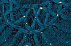 Unique Hand Crochet Straps Lace Three Pieces Gown