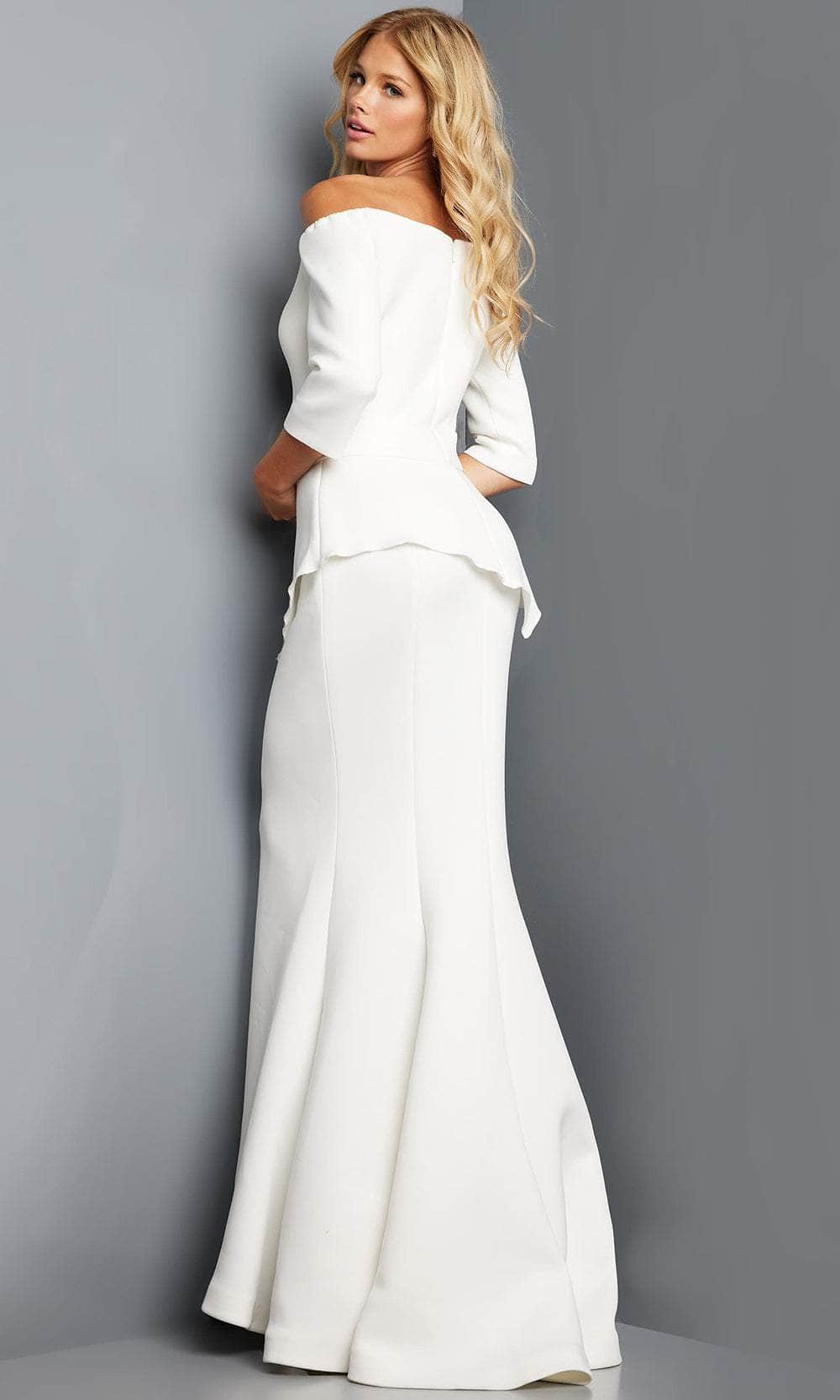 Off Shoulder Evening Mother of the Bride Dress