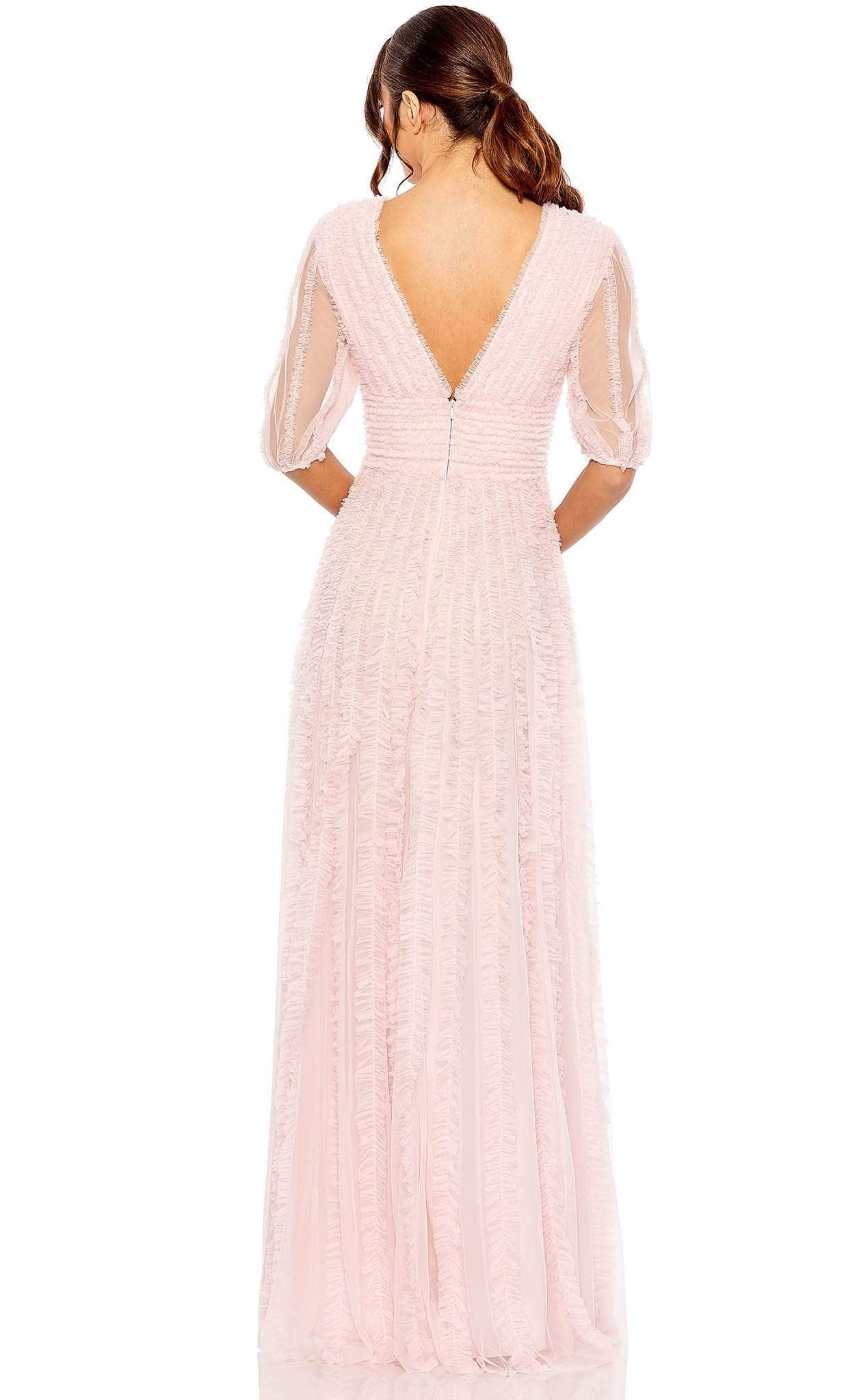 Puff Sleeve A-Line Mother of the Groom Formal Dress