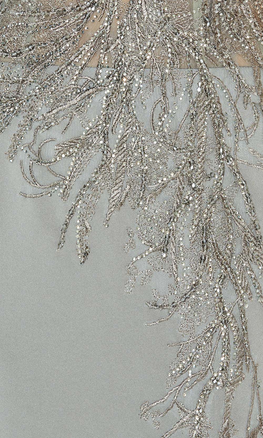 Stretch Crepe Fitted Gown