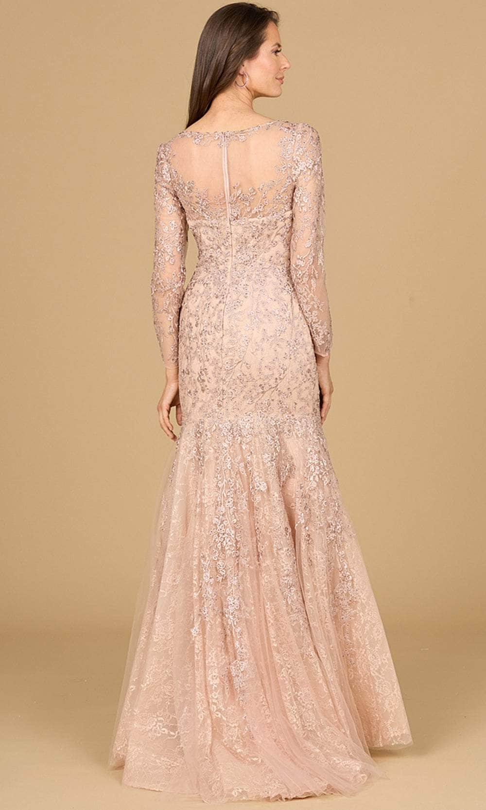 Long Sleeve Mermaid Evening Gown