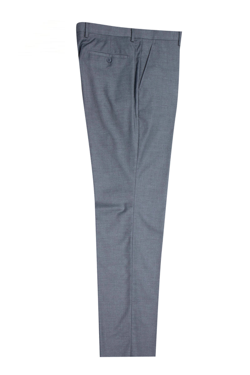 Men’s Two Button Vested Stacy Adams Basic Suit in Grey