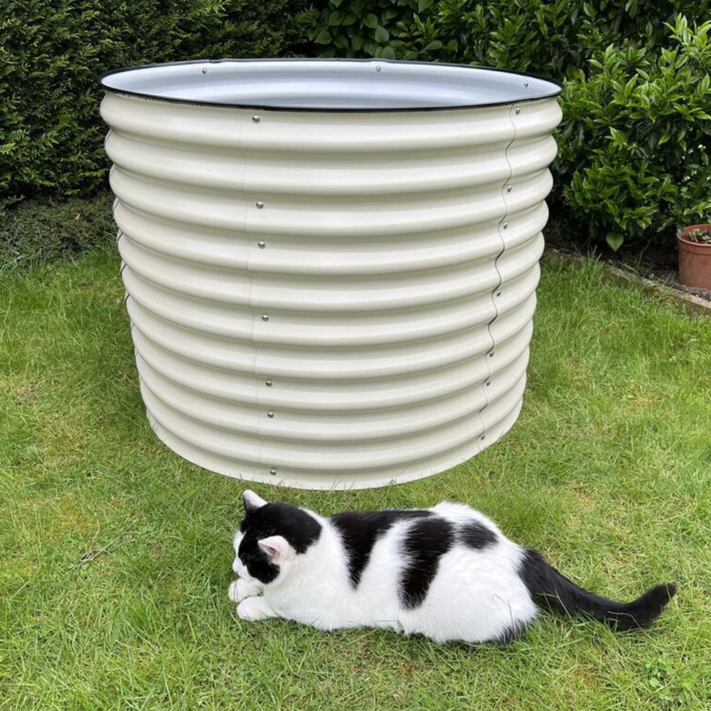 32&” Tall 42&” Round Metal Raised Garden Beds