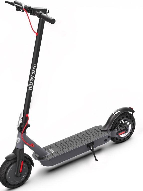 Electric Scooter, 500W Motor, 10 Solid Tires, 25 Miles Range, 19 Mph Folding Commuter Electric Scooter for Adults (Optional Seat)