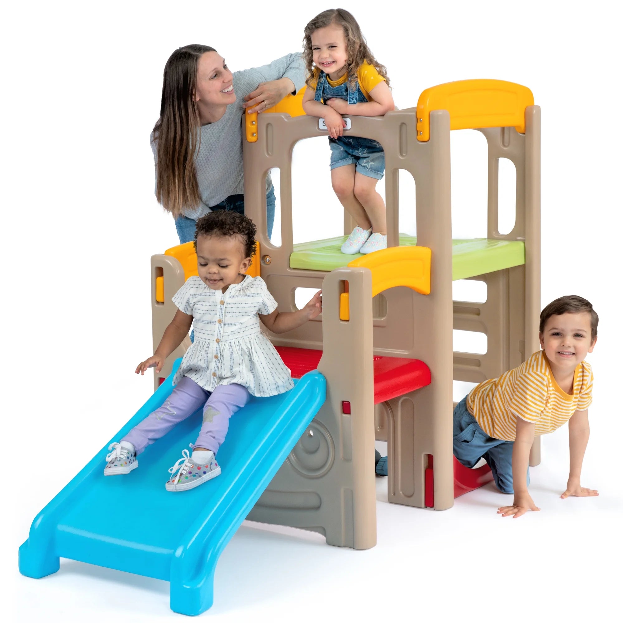 Simplay3 Young Explorers Indoor/Outdoor Adventure Climber Playset for Children