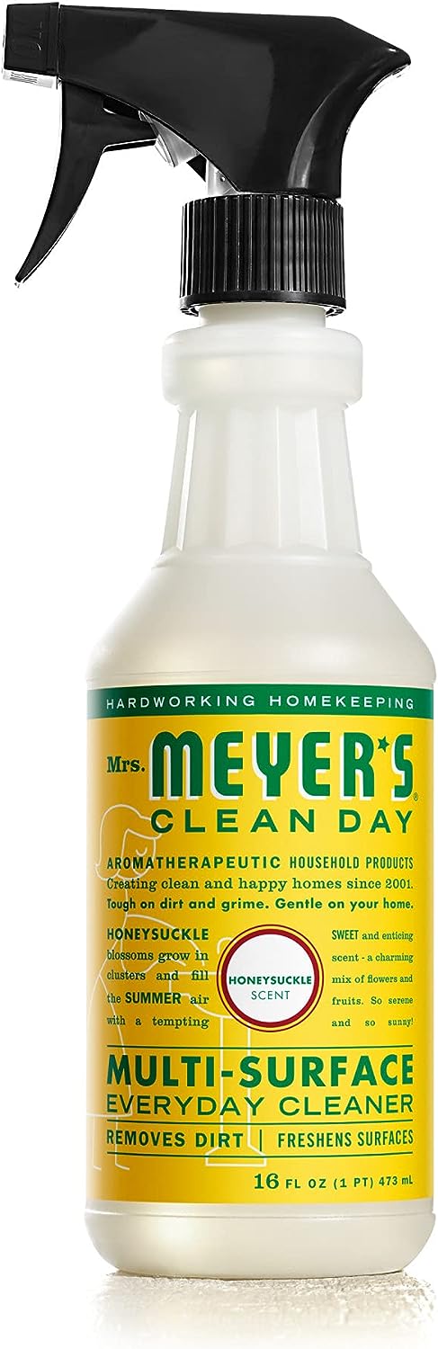 Mrs. Meyer’s All-Purpose Cleaner Spray, Lemon Verbena, 16 fl. oz – Pack of 3