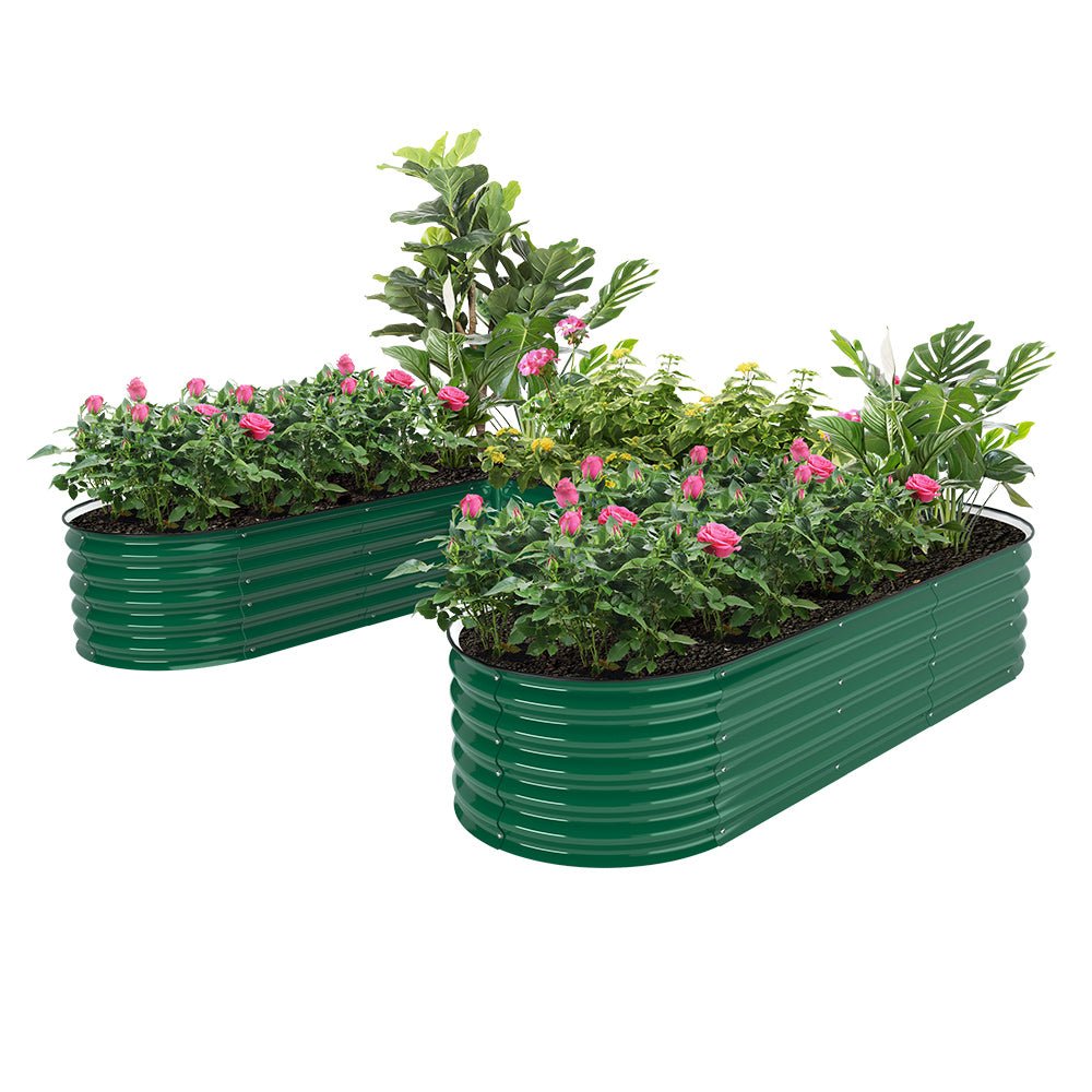 17″ Tall U-Shaped Large Size Metal Raised Garden Beds