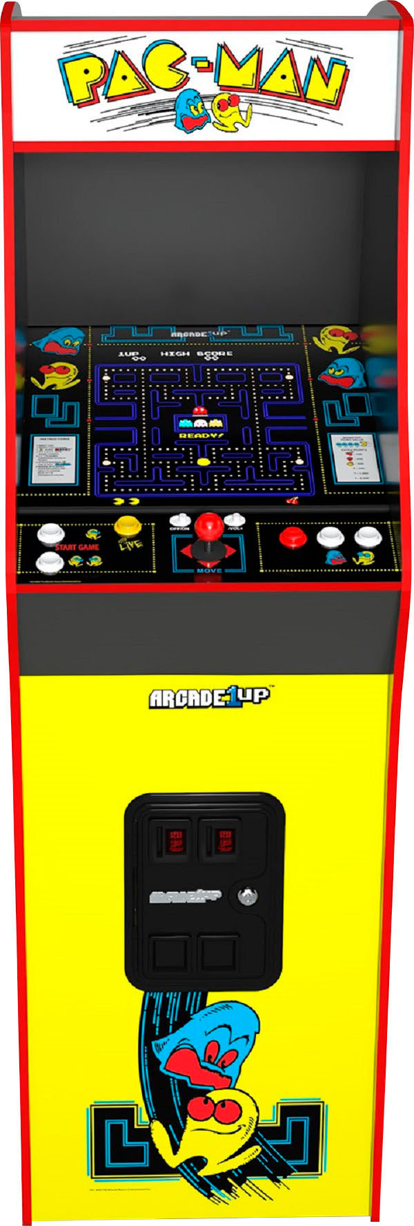 Arcade1Up – PAC-MAN Deluxe Arcade Machine – Yellow