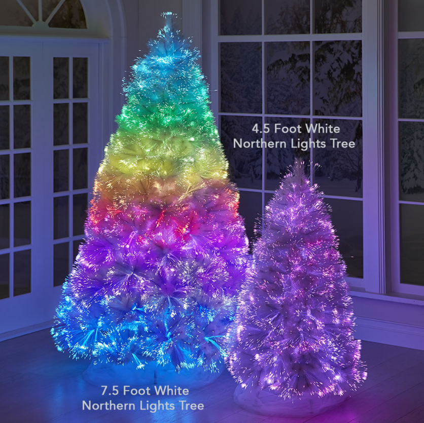 Christmas Sale White Northern Lights Tree